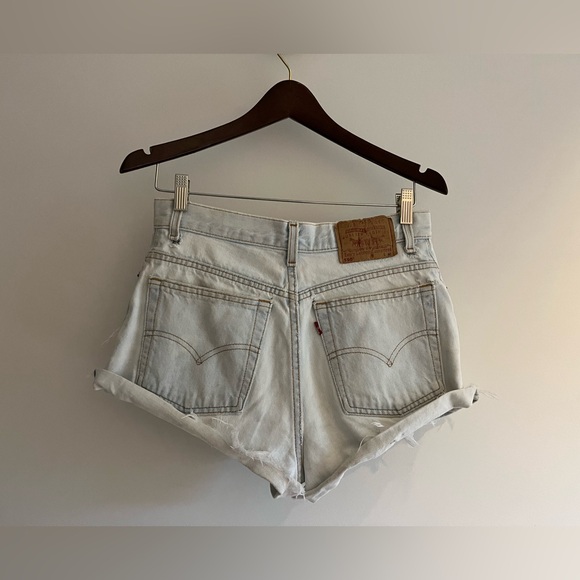 Levi's 501 High Rise Denim Shorts - Picture 2 of 2